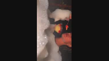 Latin girl in jacuzzy