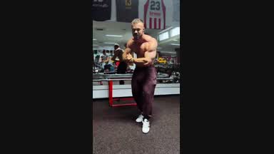 Posing After Chest pump