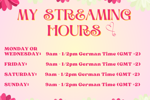 💕STREAMING SCHEDULE💕