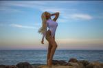Summer tan blonde