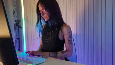 Working hard and looking hot