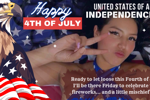 I'll see you this Friday to celebrate your indepen