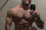 Me in mirror without underwear