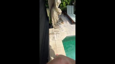 amazing pool and swimsuit