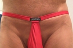 Red tear drop G-string