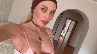Naked tease
