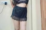 9 sexy black lingerie pics