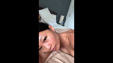 skahing naked ass up and down