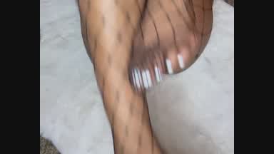 Pussy n fishnets