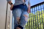 Whole View in Tight Jeans and Dangerous Top