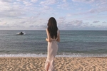 on the beach