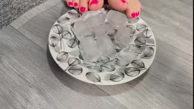 Ice on my feet