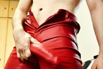 Tight and red