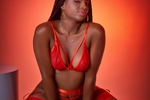 red and black