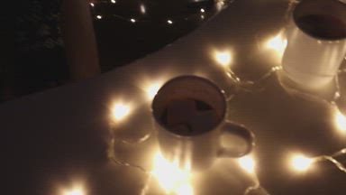 We eat marshmallows and chocolate together