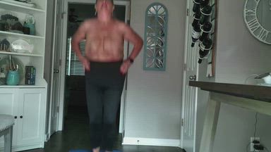 Jumping Jacks Slapping Bouncing Tits  Pain