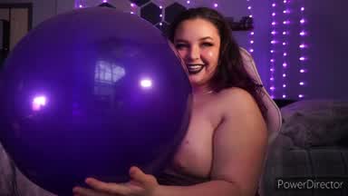 BBW Blow2Pop Big Purple Balloons