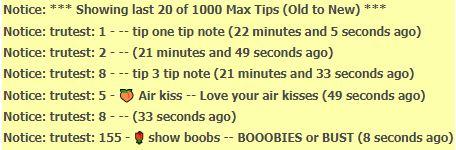 Chaturbate - truness's image for Tip and Message Tracker