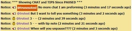 Chaturbate - AnonymousUser's Tip and Message Tracker images