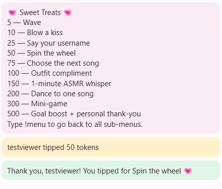 Chaturbate - artsysalter's image for Artsy's Tip Menu